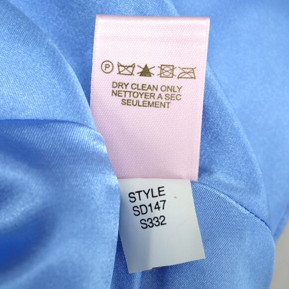 Sigrid Olsen Dress Womens 6 Silk Blue Green Floral Lined Side Zip Sleeveless - Picture 13 of 13